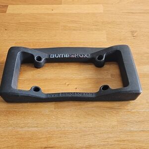 Bump Shox Original Front Bumper Guard & Protection Rubber License Plate Frame